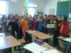 4.A - jarní soutěž ve sběru starého papíru 2016