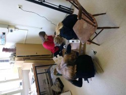 Děvčata při práci 