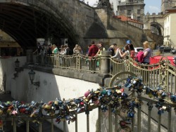 Zámky lásky na Kampě.