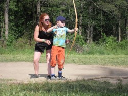 Vyzkoušeli jsme i lukostřelbu